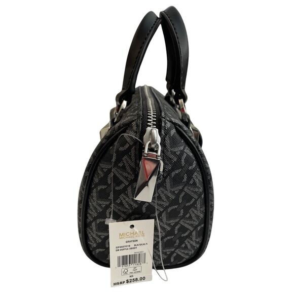 Michael Kors Grayson Small Empire Monogram Duffel Crossbody NWT - Picture 9 of 9